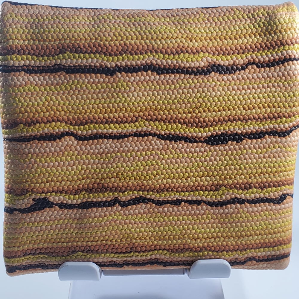 Textured Multicolor Coin Purse - Picture 7 of 9